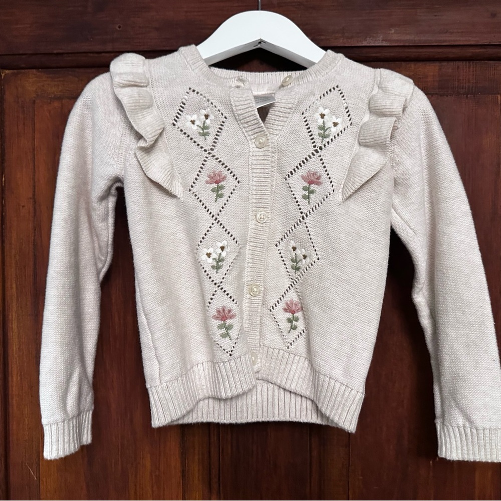 Gymboree Cream Knit Sweater